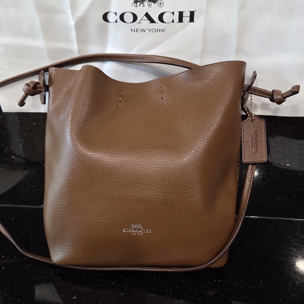 Coach DERBY CROSSBODY Bag, Soft Brown